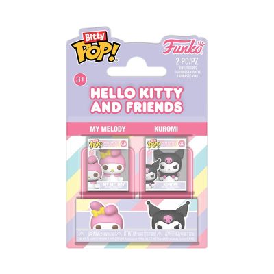 Hello Kitty Bitty POP! Vinyl Figura 2-Pack My Melody&Kuromi 2 cm