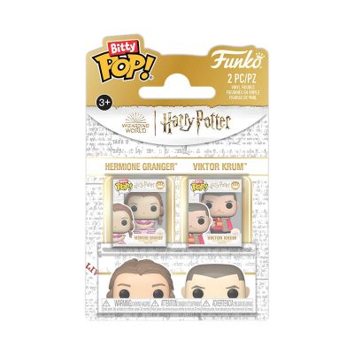 Harry Potter Bitty POP! Vinyl Figura 2-Pack Hermione & Krum 25 cm