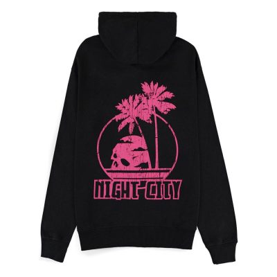 Cyberpunk 2077 Zipper Hoodie Night City Size M