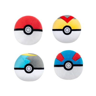 Pokémon Plüss Figura Pokeball different versions 10 cm