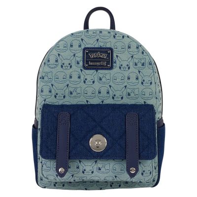 Pokemon by Loungefly Mini Hátizsák Faux Denim