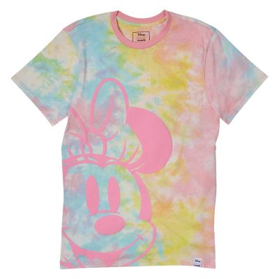 Disney by Loungefly Tee T-Shirt Unisex Minnie Mouse Tie Die Size XL
