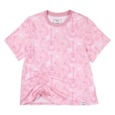 Disney by Loungefly Tee T-Shirt Unisex Hannah Montana Shirred Hem Size XL
