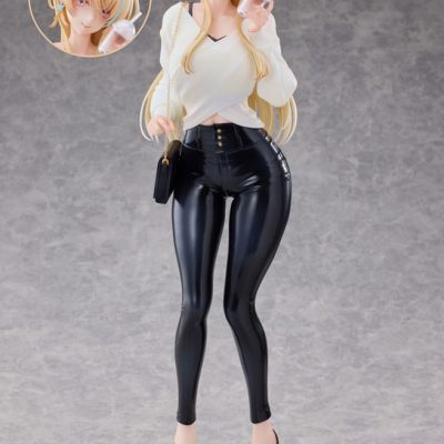 Original Character Szobor 1/4 Aoi Koigakubo Illustrated by Fujiko Leather Pants Deluxe Edition 42 cm