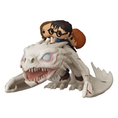 Harry Potter POP! Rides Vinyl Figura Dragon w/Harry Ron & Hermione 15 cm