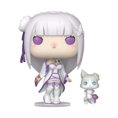 Re:Zero POP!&Buddy Animation Vinyl Figura Emilia w/Puck 9 cm