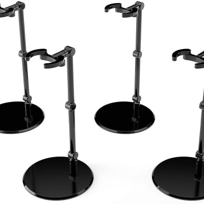 The Simple Stand Mini Nendoroid More for Mini Figura & Models mini Black 4er-Pack