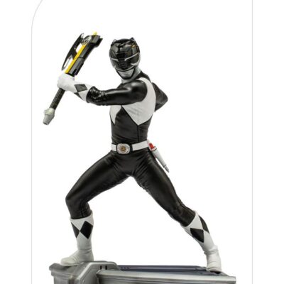 Power Rangers BDS Art Scale Szobor 1/10 Black Ranger 17 cm