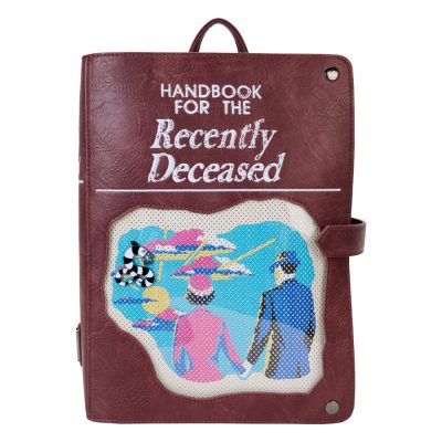 Beetlejuice by Loungefly Hátizsák Mini Handbook for the recently Deceased Pin Trader