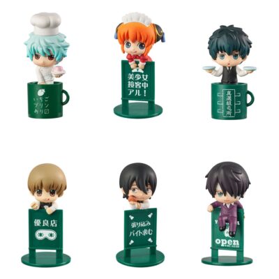 Gintama Ochatomo Series Trading Figura 5 cm Yorozuya Cafe Assortment (8)