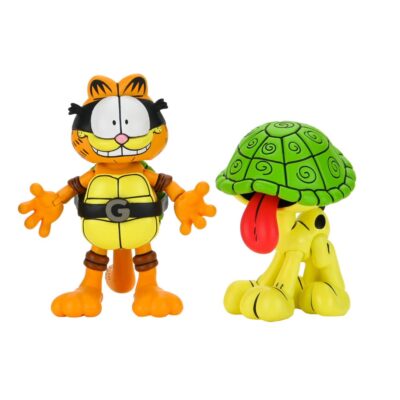 Teenage Mutant Ninja Turtles (Archie Comics) x Garfield Akciófigura 2-Pack Ultimate Garfello & Odie 10 cm