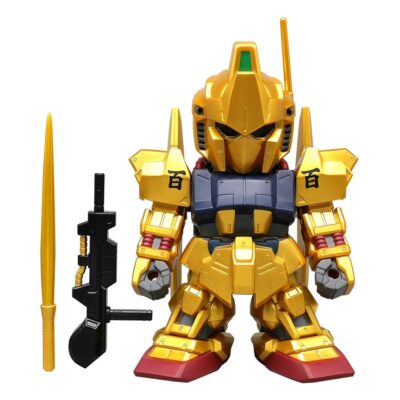 Mobile Suit Gundam Jumbo Sofbi Vinyl Figura Hyakushiki Gold Ver. 30 cm