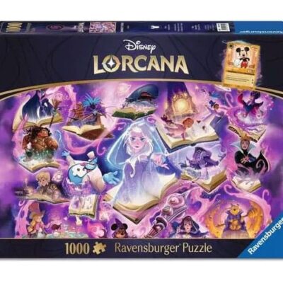 Disney Lorcana Jigsaw Puzzle Glimmers of the Realm: Amethyst (1000 pieces)