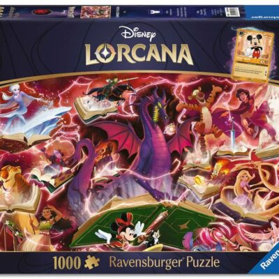 Disney Lorcana Jigsaw Puzzle Glimmers of the Realm: Ruby (1000 pieces)