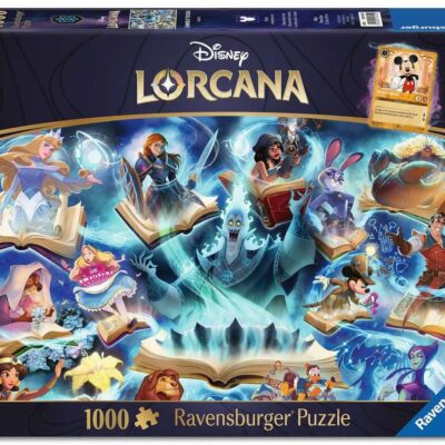 Disney Lorcana Jigsaw Puzzle Glimmers of the Realm: Sapphire (1000 pieces)
