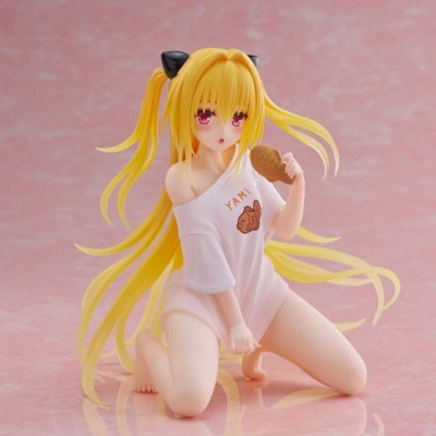 To Love-Ru Darkness PVC Szobor Desktop Cute Figura Golden Darkness Roomwear Ver. 13 cm