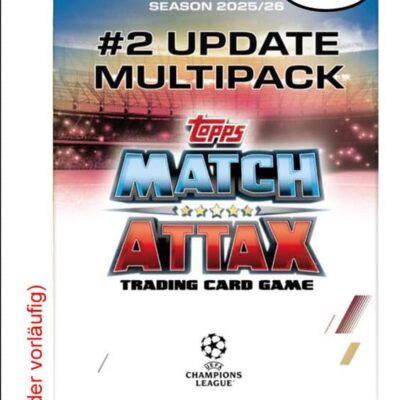 UEFA Champions League Match Attax Trading Cards 2025/26 Mega Multipack Update Star Ballers *German Version*