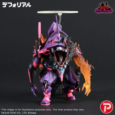 Godzilla vs. Evangelion Deforeal PVC Szobor Test Type-01 Burning "G" Awakening Form 19 cm